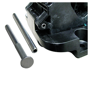 Former headed solid pin and SPIROL coiled spring pin