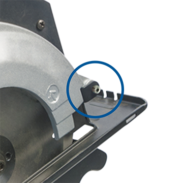 SPIROL Coiled Spring Pin for use as a hinge pin in a circular saw blade guard application