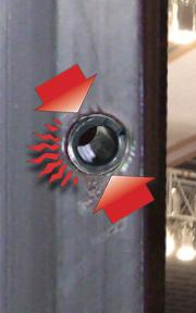 PREVIOUS SOLUTION: Slotted Pin tended to work harden directly opposite the gap resulting in stress failures and pin walk-out.