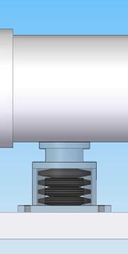 Disc Springs are the only solution for support where space is limited.