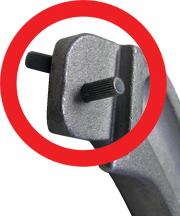 Pins are installed at a 45 degree tilt.