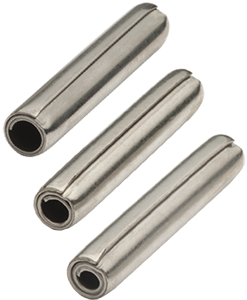 Coiled Pins are offered in light, standard and heavy duty to meet application-specific requirements